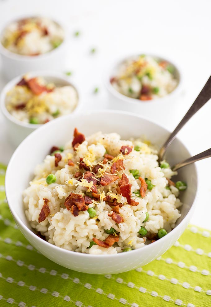 Spring Pea Risotto Kiwi And Carrot